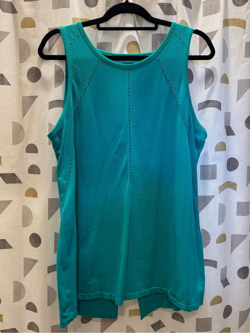 Athleta Teal Perforated Active Tank